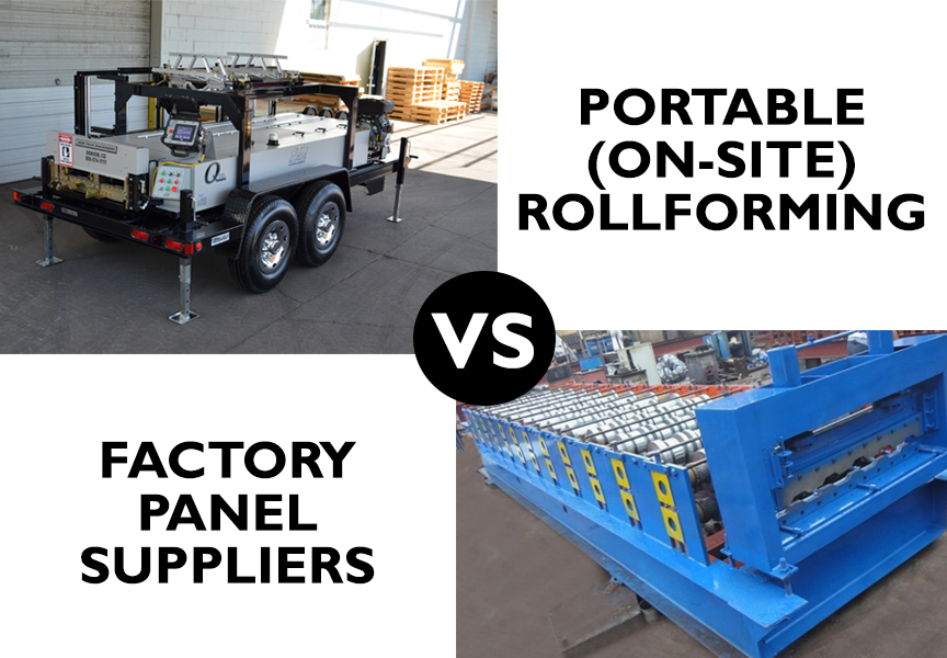 (article) Portable Rollforming vs Factory Panel Suppliers: Which Is Better?