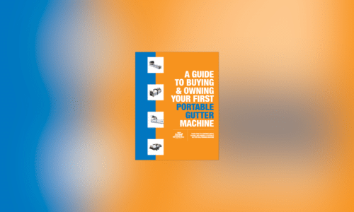(article) NTM Publishes E-Book on Buying and Owning a Portable Gutter Machine