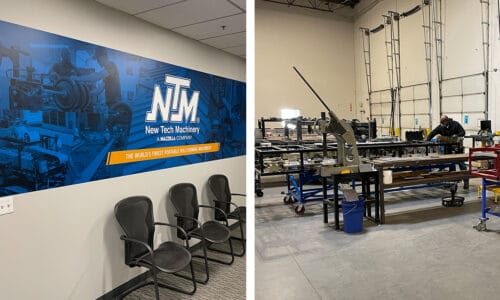 service and engineering center and NTM mural