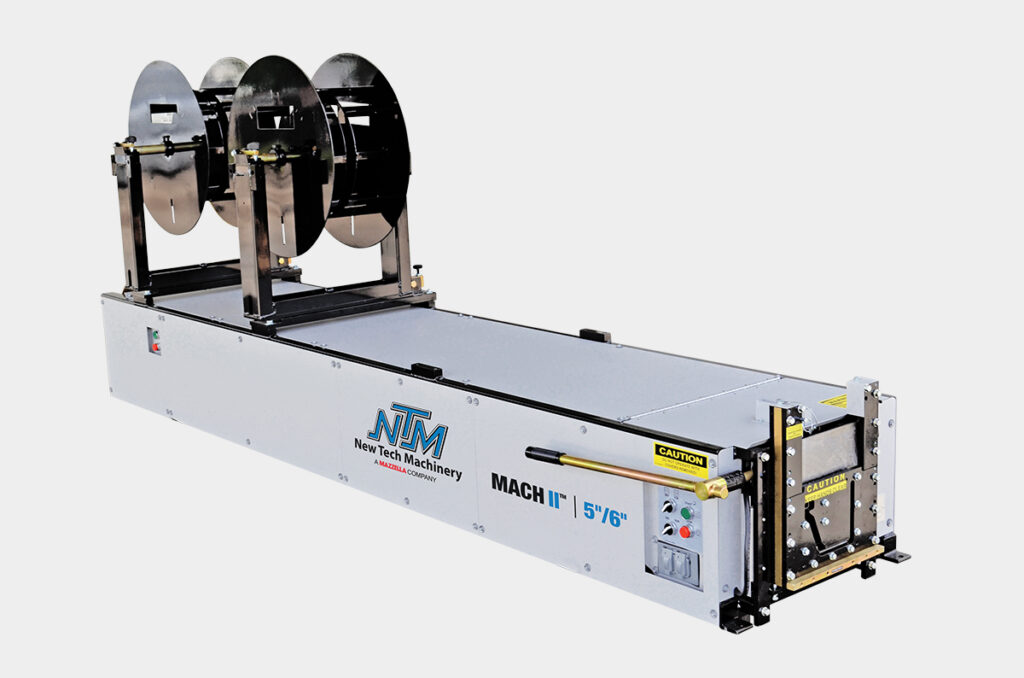 Request a Quote for the MACH II™ 5″/6″ Combo Gutter Machine