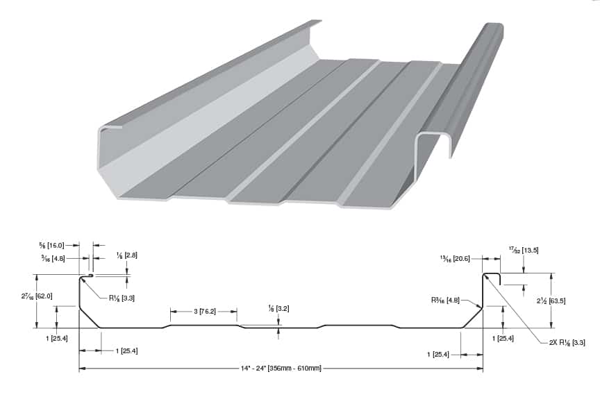 Vertical Leg vs. Trapezoidal Leg Standing Seam Panels