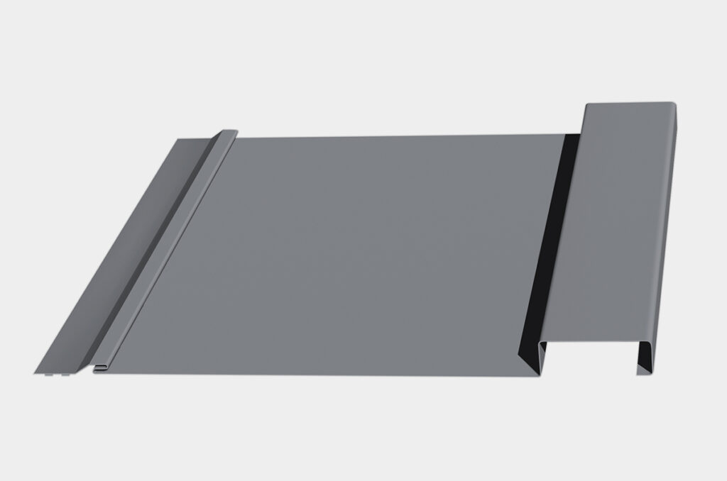 Technical drawing of the BB750 Profile – Board and Batten profile
