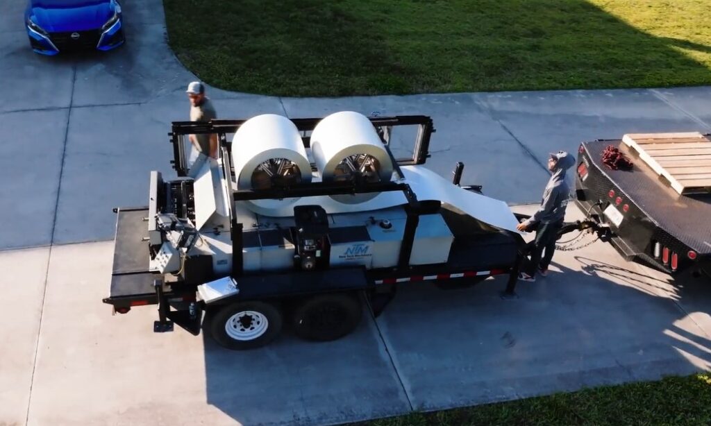 Expand Your Metal Roofing Business With the NTM 5VC-5V CRIMP™ Roof Panel Machine