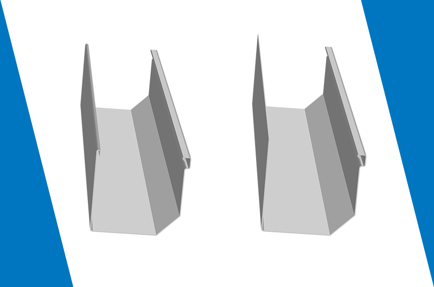 Box gutter profiles.