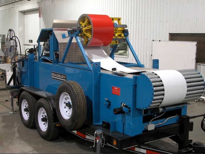 Bradbury portable rollformer