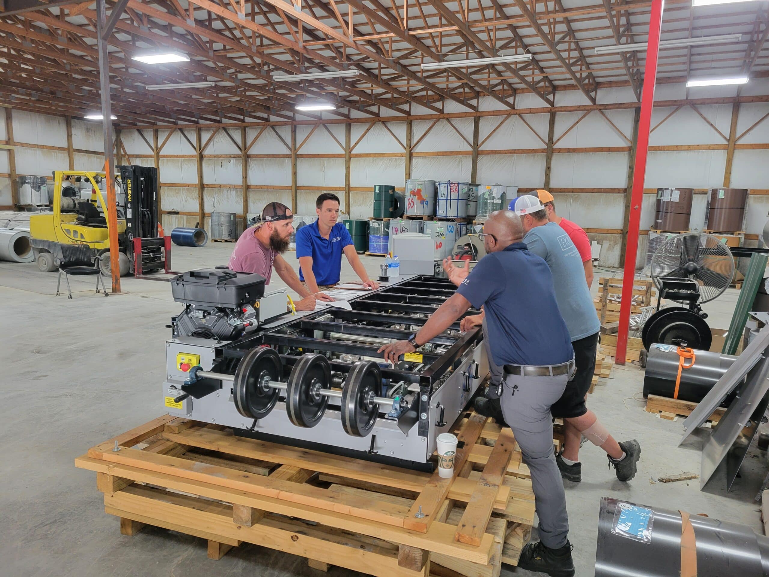 NTM training session with customer