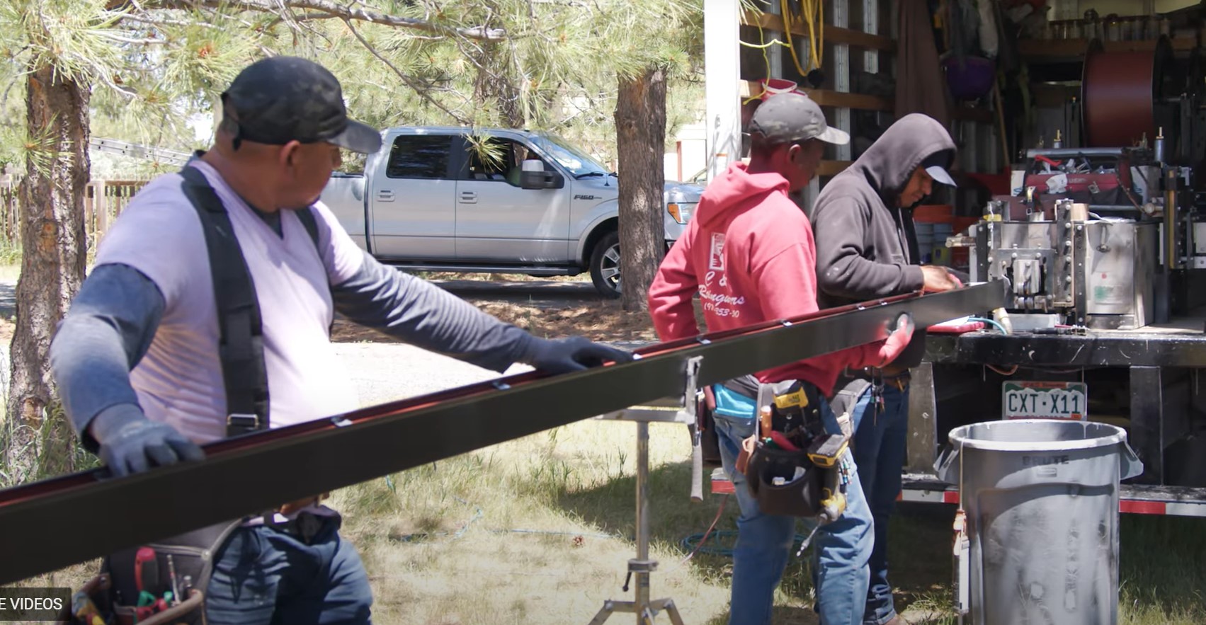 running gutter from a Mach II