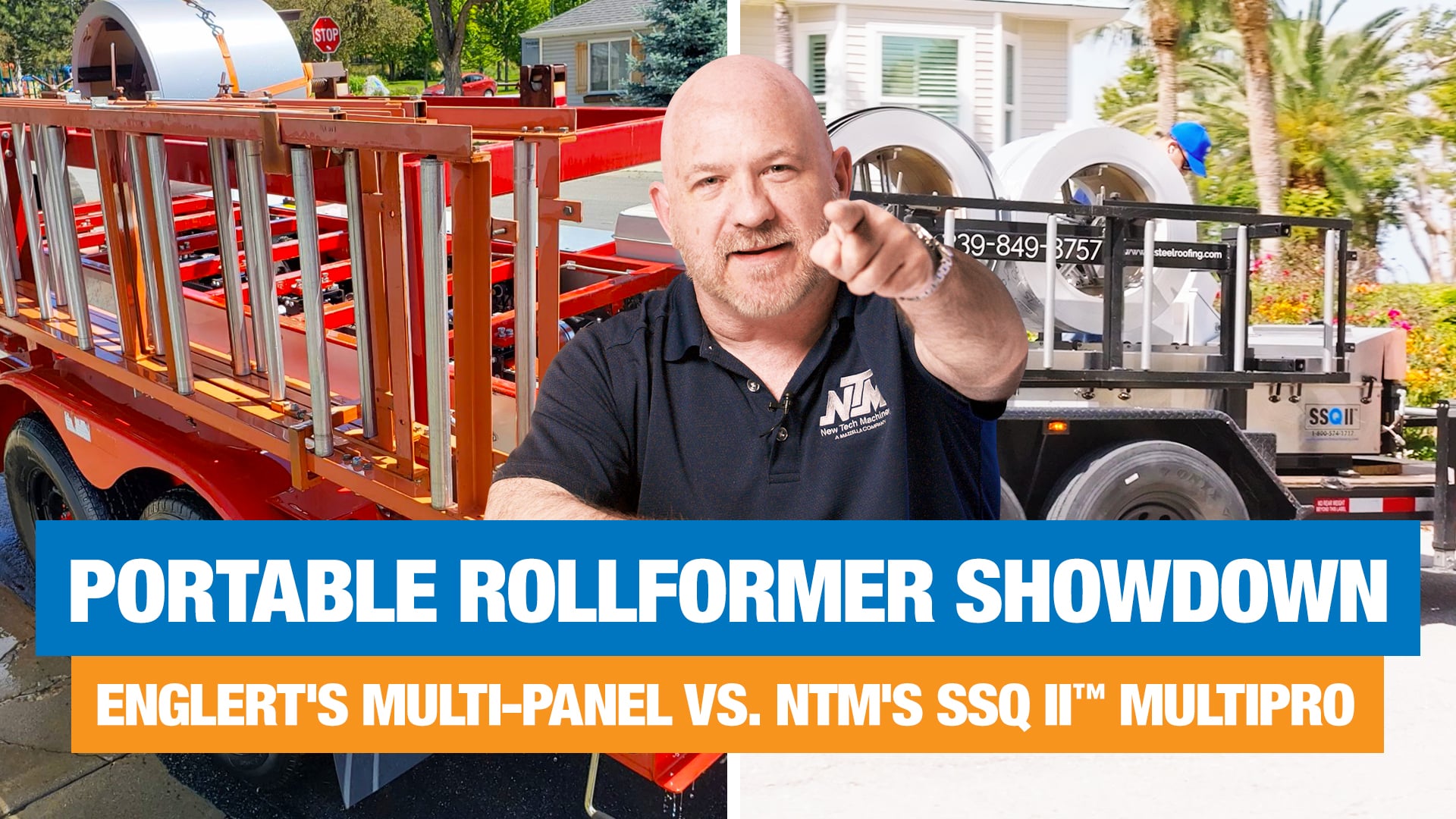 Portable Rollformer Showdown: Englert Multi Panel Vs. NTM's SSQ II™