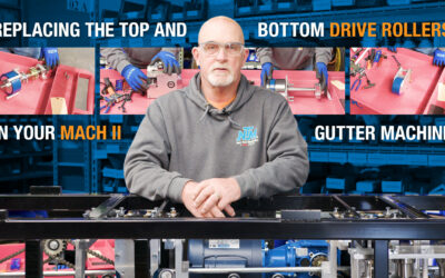How to Replace Top and Bottom Drive Rollers on the NTM MACH II Gutter Machine (Step-by-Step)