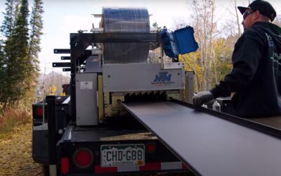NTM Customers’ ROI With a Portable Standing Seam Panel Machine