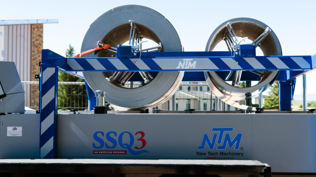 Branded coil reels on an SSQ3 MultiPro
