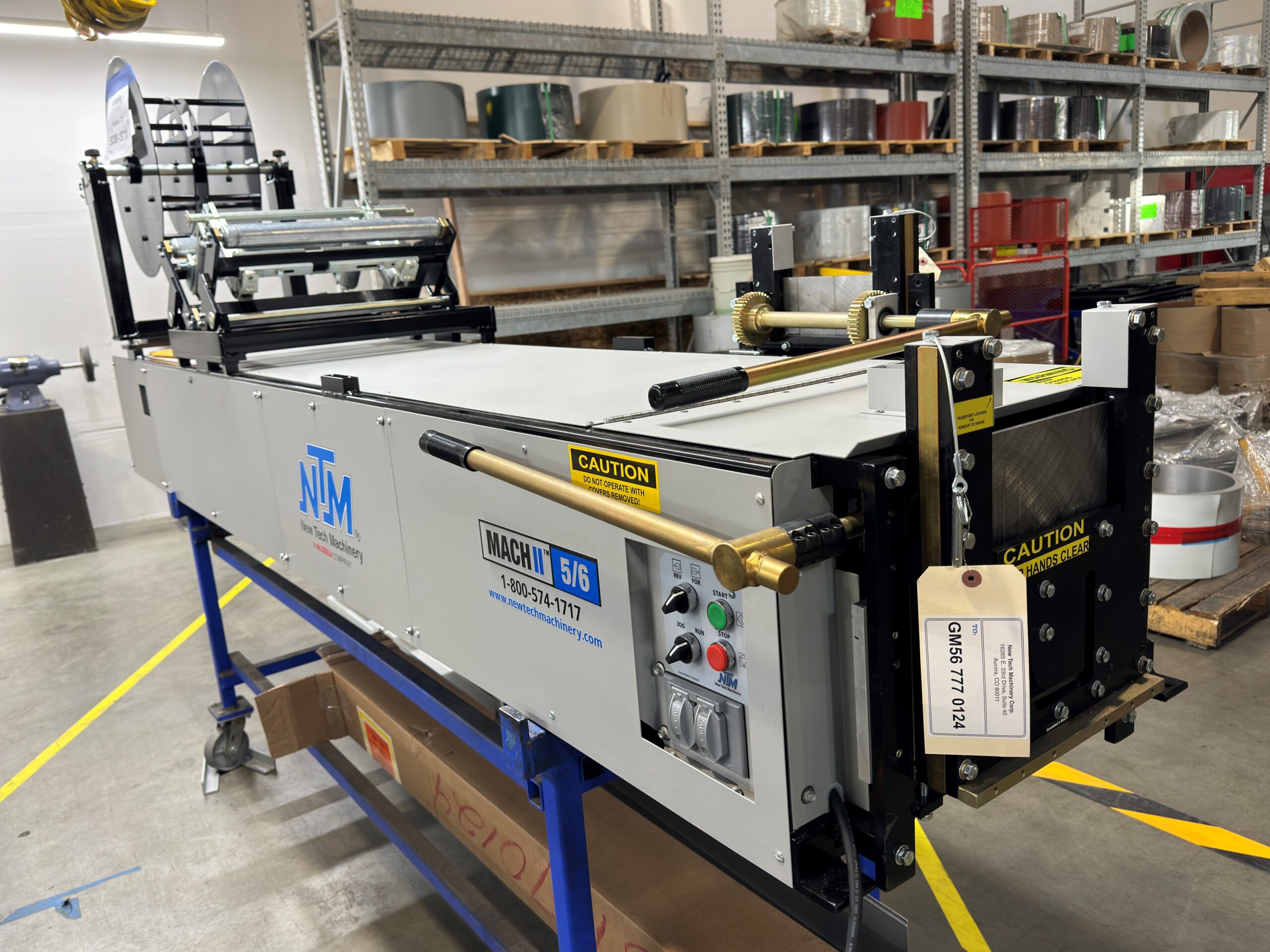 New Mach II gutter machine